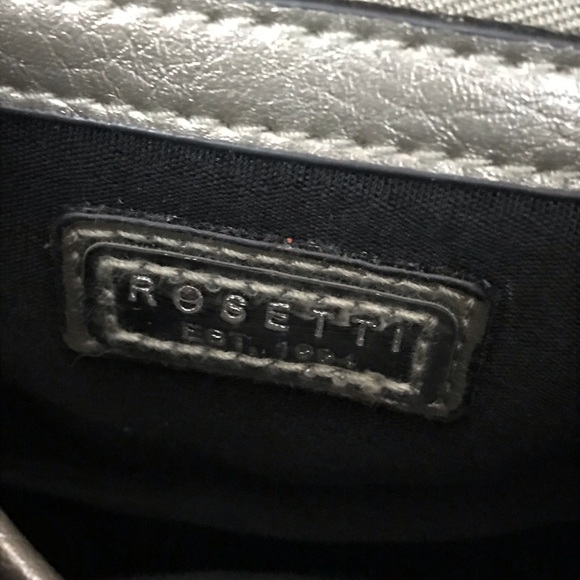 Rosetti Classic Retro Style Shoulder Bag Women’s Silver Fox Hand Held Purse - Picture 7 of 11